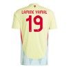 Maillot de Foot Espagne Lamine Yamal 19 Exterieur UEFA Euro 2024